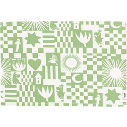 Moomin Arabia Party Placemat 31x46 cm Place Mat Green (46x31cm)