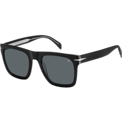 David Beckham DB 7000/S Flat Sunglasses - Black/Crystl