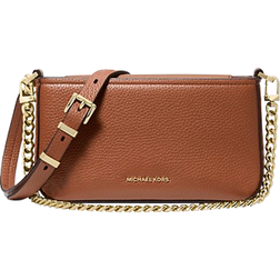 Michael Kors Small Pebbled Leather Convertible Pochette - Brown