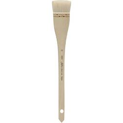 Silver Brush Limited Silver Atelier Flat Hake Brush Size 20 Long Handle