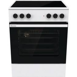 Hisense Ceramic Hob HCC8617WB Svart, Vit