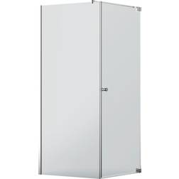 Jungborn Duschhörn Sette 90x90 Krom Klarglas Svängdörr 900x900x2000mm