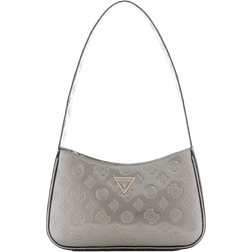 Guess Arnela 4G Peony Logo Shoulder Bag - Silver