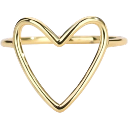 Shein 1pc Heart Design Ring Copper Jewelry