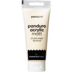 Panduro Acrylic Matt Titanium Buff Light 100ml
