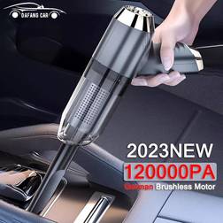 Carsun New 120000Pa Brushless 3IN1 Cordless Car Vacuum Cleaner Grå