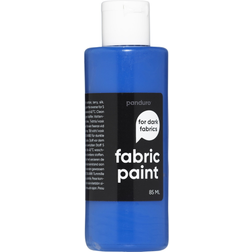Panduro Fabric Paint 85 ml – blå täckande textilfärg för mörkt tyg