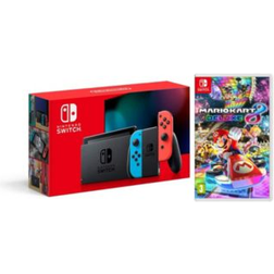 Nintendo Switch 32GB Console Neon Joy-Con Mario Kart 8 Deluxe Bundle