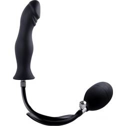 NMC Inflatable Curved Dildo with Pump Black