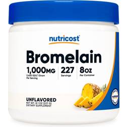 Nutricost Bromelain Powder 8 OZ Non-GMO Gluten Free