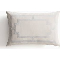 H&M Velvet 40 x 60 Brown Cushion Cover White (60x40cm)