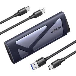 Ugreen M.2 NVMe SATA SSD Enclosure 10Gbps USB 3.2 Gen 2 to NVME PCI-E SATA M-Key