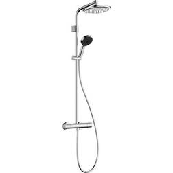 Hansgrohe Stamis S Showerpipe 240 1jet EcoSmart Brusesæt Krom