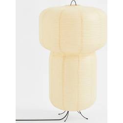 H&M i Rispapir - Beige Gulvlampe 80cm