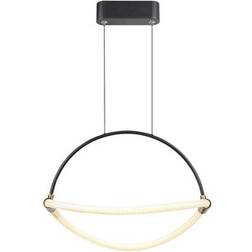 V-TAC 12W Hænge Lampe 400mm 3000K Sort Pendel 16cm