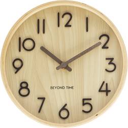 Beyond Time Madera Ljust Trä Väggklocka 22cm