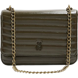 River Island Womens Khaki Quilted Chain Shoulder Bag One Size