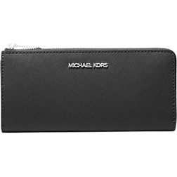 Michael Kors Jet Set Travel Large Quarter-Zip Wallet - Black