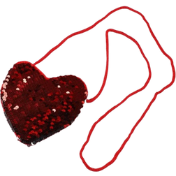Shein Girls Sequins Decor Heart Design Novelty Bag
