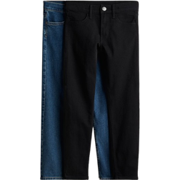 H&M Boys Black 2-pack Slim Fit Jeans