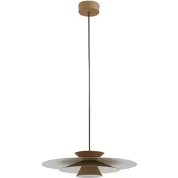 Lucande LED Livie Ø 50 cm Beige Weiß Matt Pendelleuchte ∅ 50cm