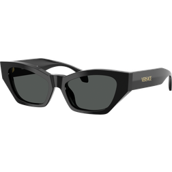 Versace Cat-Eye Solbriller - Runde Sort