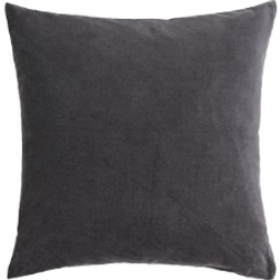 H&M i bomullsfløyel 50x50 cm - Grå Putetrekk Grå (50x50cm)