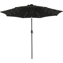 Harald Nyborg Parasol Med Solcellelys Og Tilt Ø2,7 m 270cm