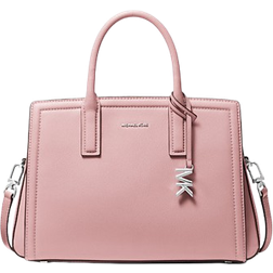 Michael Kors Laila Medium Leather Satchel - Pink