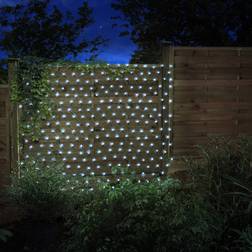 Solar LED Net Lights 200 cm L - Green String Light 200 Lamps