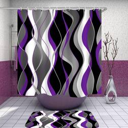 NKZPLY 4 Pcs Purple Shower Shower