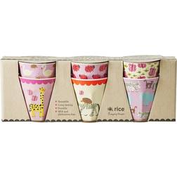 Rice Small Melaminkop Wildlife Print 160ml 6-pak