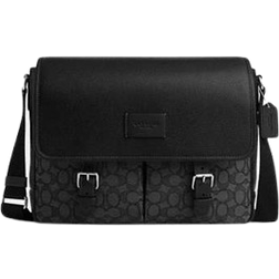 Coach Sprint Messenger In Signature Jacquard