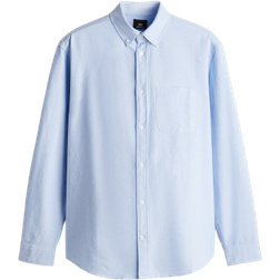 H&M Herre Regular Fit Oxfordskjorte - Blå