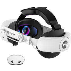 Vortex Virtual Reality VR Elite Strap 10000 mAh Batteri Til Meta Quest 3S Quest 3