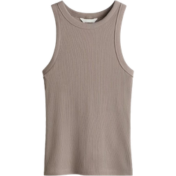 H&M Ribbed Tank Top - Greige