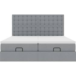 vidaXL Ottoman Med Madrasser 180x200 cm Tyg Ramsäng 180x203cm