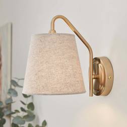 Dunelm Enid Gold Wall light ∅ 45cm