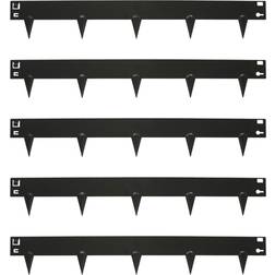 Harbour Housewares 8cm H x 50cm W Black Steel Lawn Edging