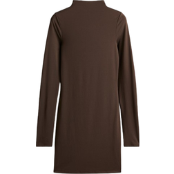 H&M Turtleneck Mini Dress - Brown