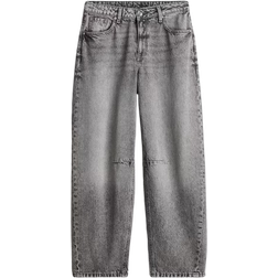 H&M Grey Barrel Regular Jeans - Grey