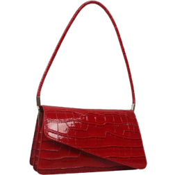 Shein Fashionable All-match Solid Color Crocodile Pattern Women's Shoulder Bag Underarm Bag