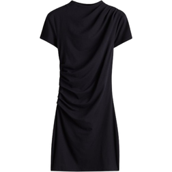 H&M Draped Bodycon Dress - Black