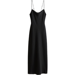 H&M Ladies Black Tie-detail strappy dress