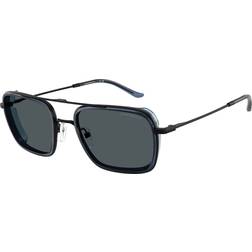 Emporio Armani Man Sunglass - Matte Black/Blue