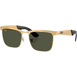 Ray-Ban Wayfarer Deluxe Solglasögon - Legend Guld/Montura Grön