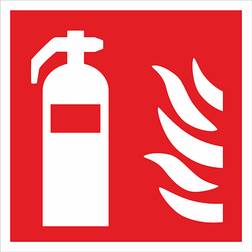 Decal Fire Extinguisher 80x80mm