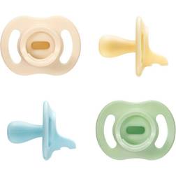 Tommee Tippee Ultra-light StayPut Dummy 0-6m 4 Pack