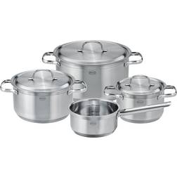 Rösle PureElements Grytesett Med Lokk 7 Deler 1,5/2/3,6/5,9L Stål Sett med lokk 7 deler