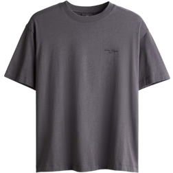 H&M Bedrucktes T-Shirt in Loose Fit - Grau